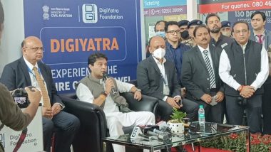 DigiYatra: Govt Launches App for Passengers at Delhi, Bangalore and Varanasi Airports; Civil Aviation Minister Jyotiraditya Scindia Says Data Stored in Encrypted Format